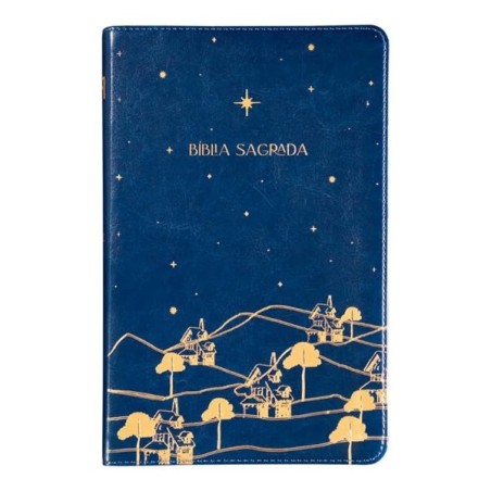 Bíblia The Purpose Book | A21 | Capa Couro Soft Azul Reino